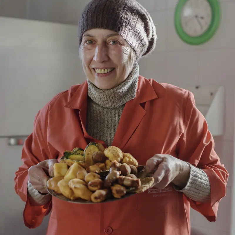 Il piatto del fritto misto alla piemontese appena fatto